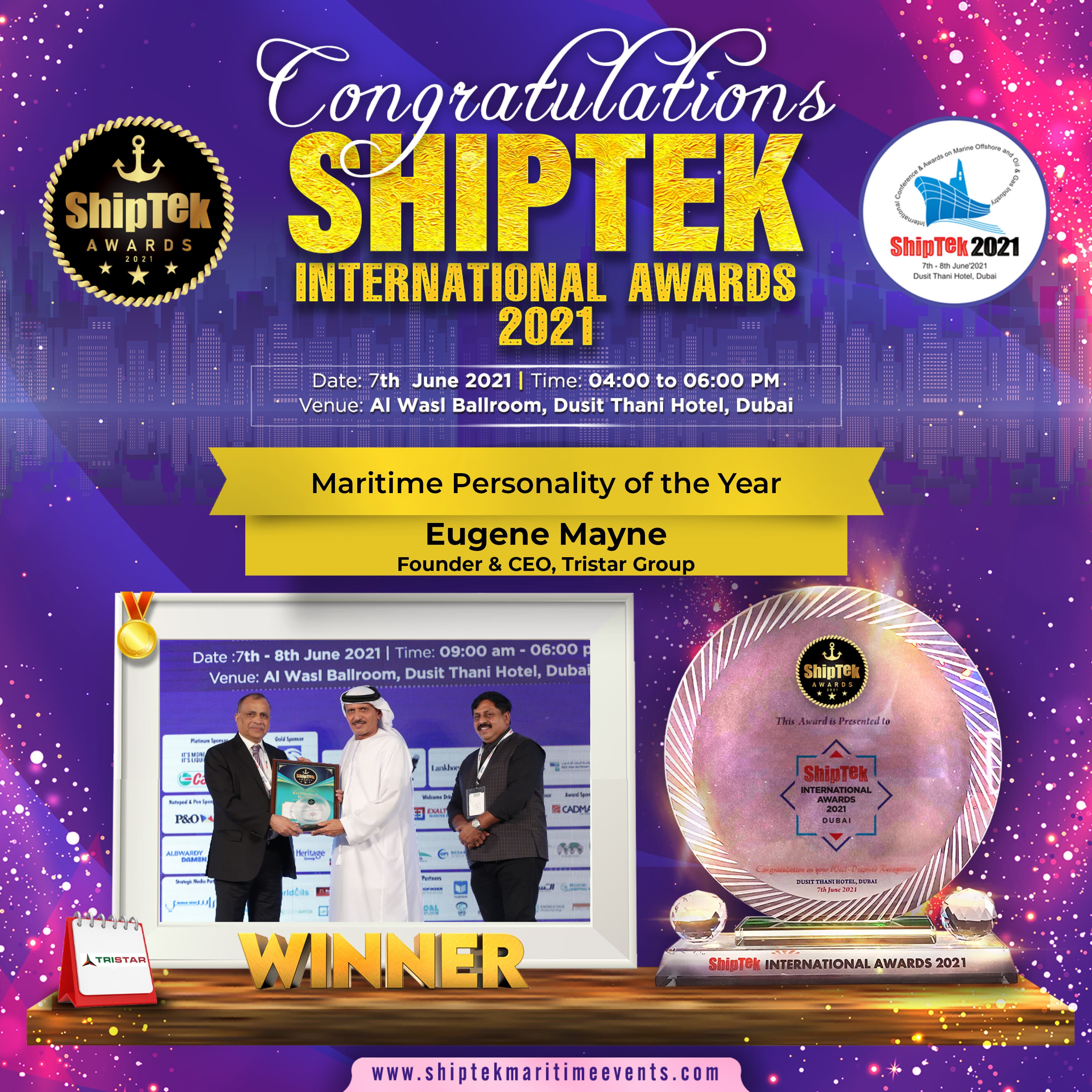 ShipTek2021 Winners